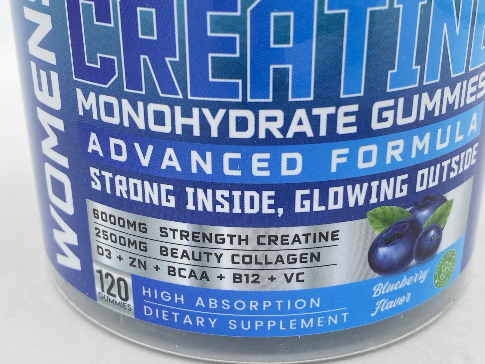 Cnthdi Creatine Monohydrate Gummies – Blueberry – Gluten-Free 6000mg 120 Count