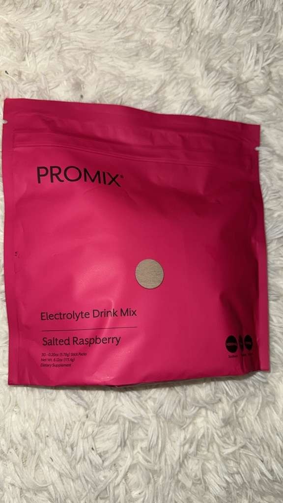 PROMIX Electrolyte Drink Mix Salted Raspberry Hydration Supplement