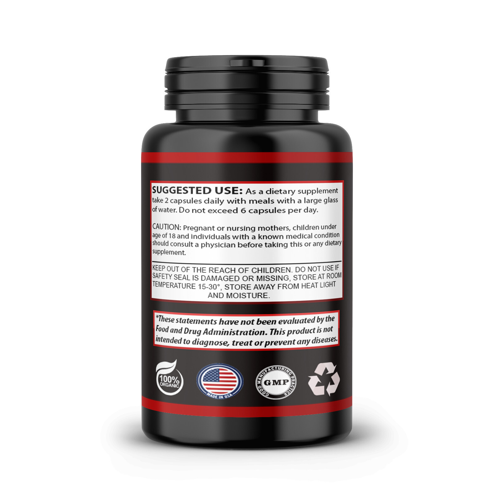 TURKESTERONE 1200mg AKA Ajuga Turkestanica Standardized to 10% 180 Caps By SMS
