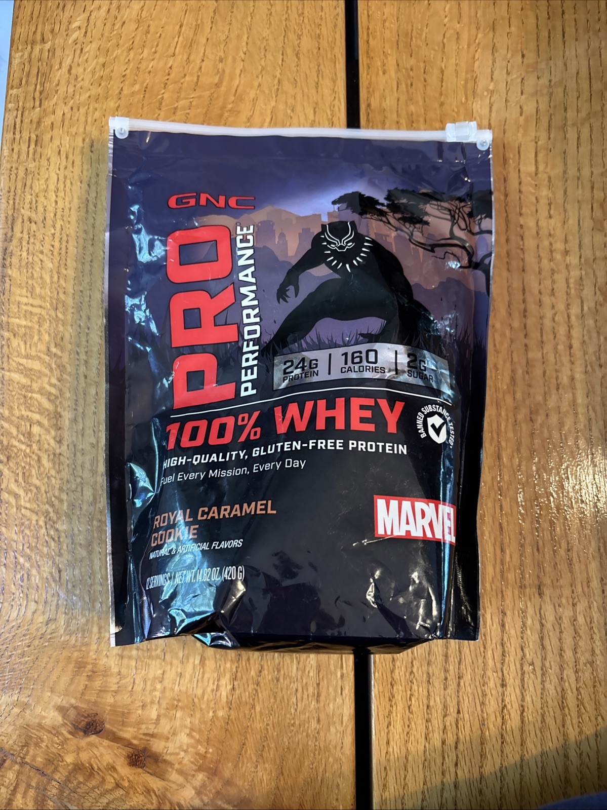 1 Pack GNC Performance 100% Whey Protein Caramel Cookie, 14.8 Oz Exp. 1/2026