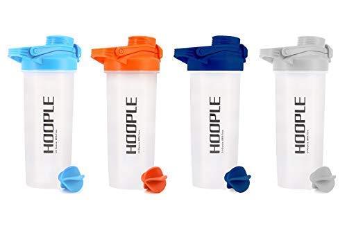 Protein Shaker Bottle Gym Sports Water Smoothie Mixer Cups Blending Ball 24 oz
