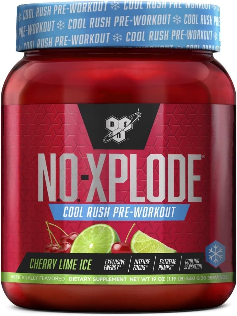 BSN N.O.XPLODE Pre Workout Powder,Energy Supplement for Men and Women 1.2 Pound