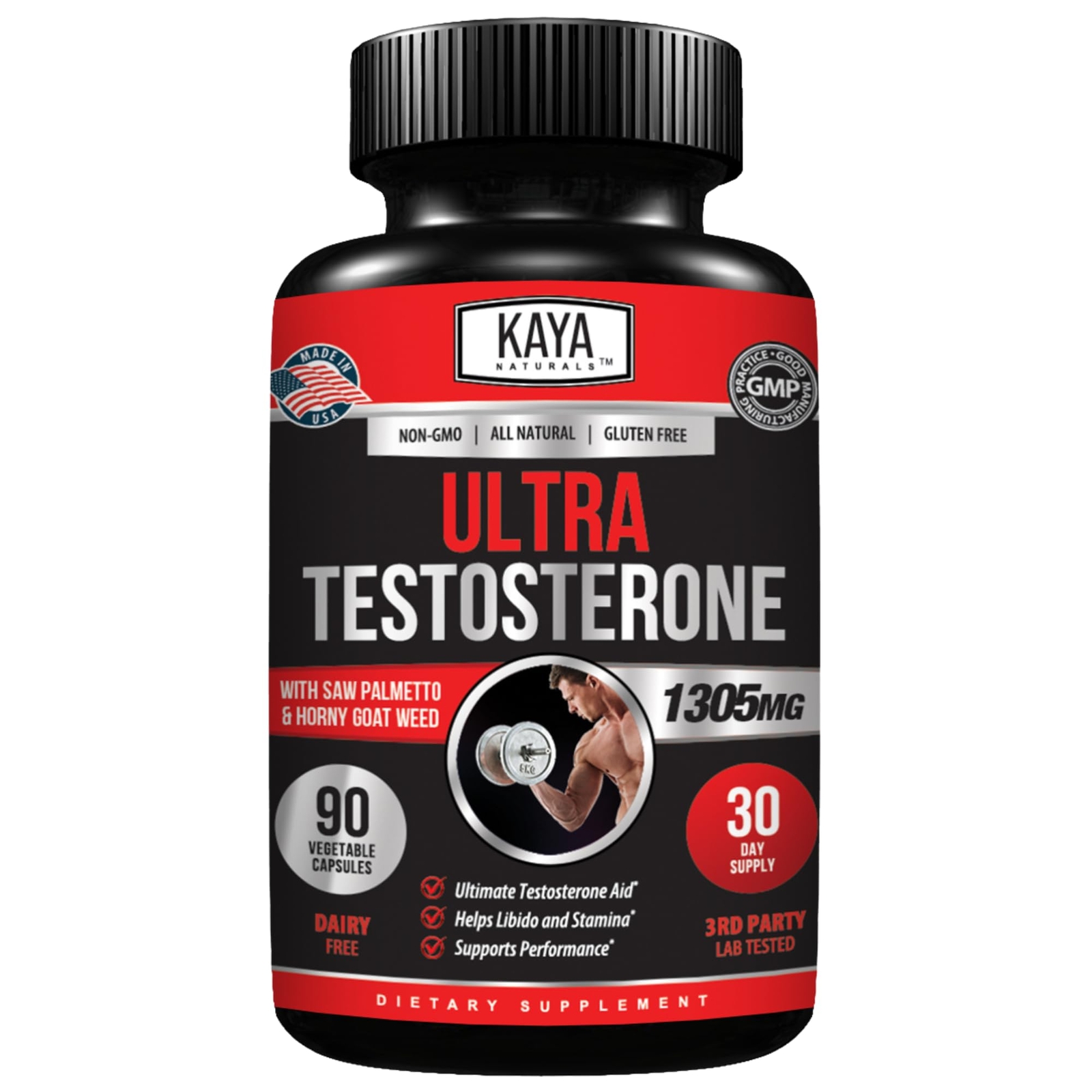 1 Pack TEST BOOST Max Sculptnation Testosterone Build Muscle Men Horny Goat Weed