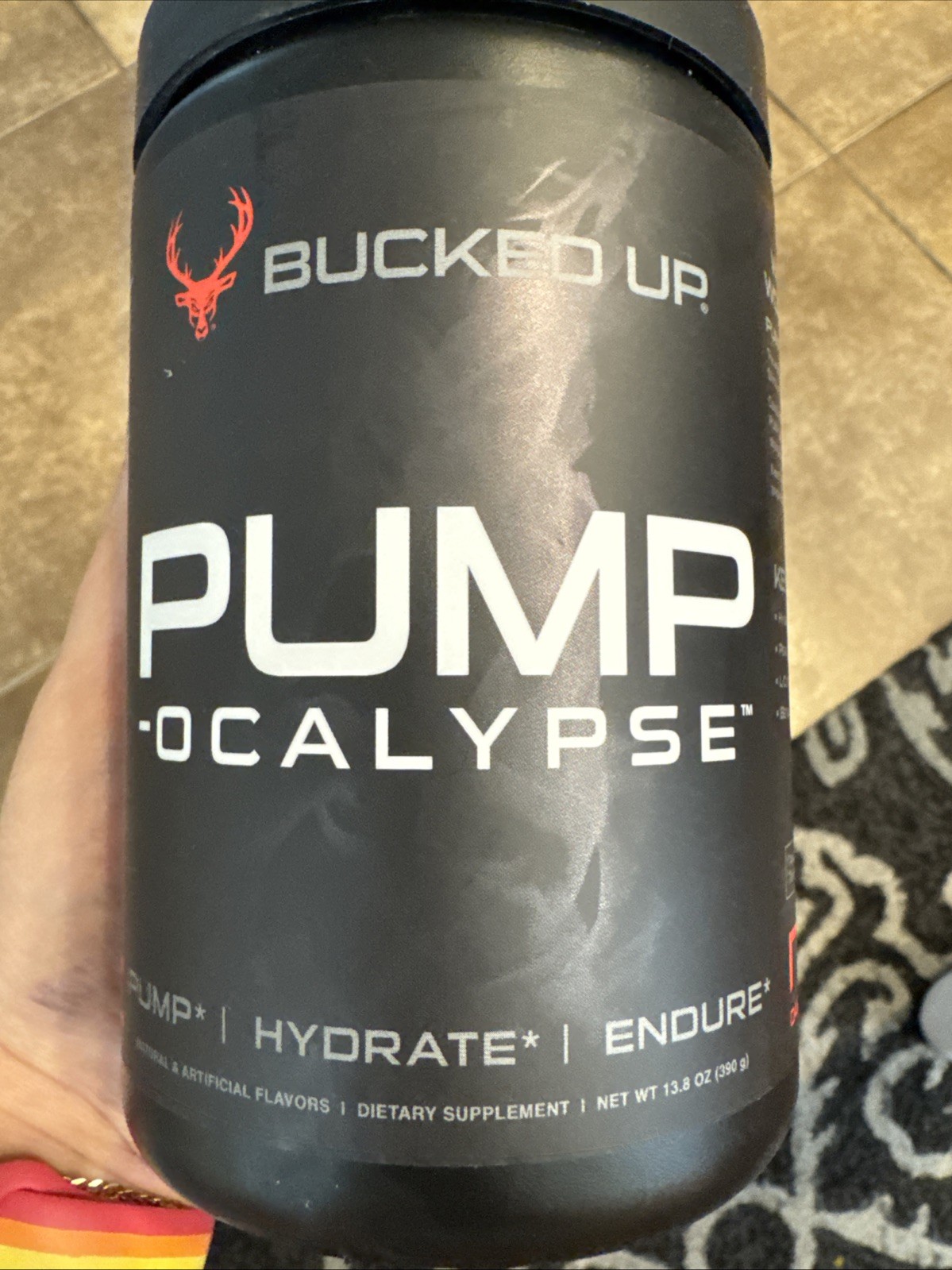 Bucked Up Pump-Ocalypse, Pre-Workout Non-Stim Nitric Oxide Booster – 30 Servings