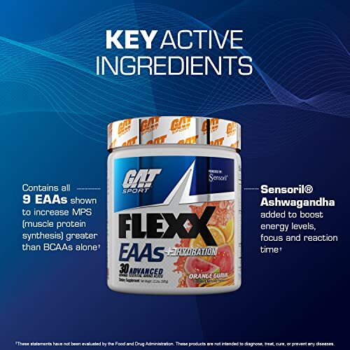 GAT SPORT Flexx EAAs + Hydration, Advanced Essential Assorted Flavor Names