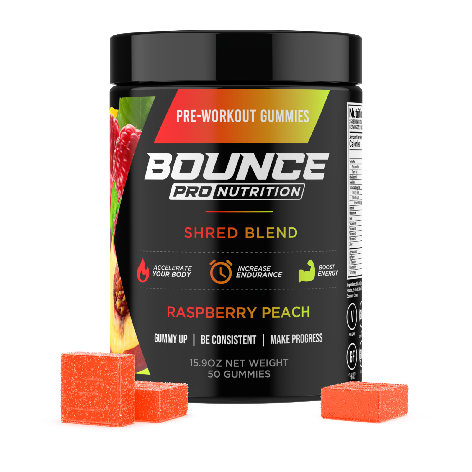 Pre-Workout Gummies – Shred Blend