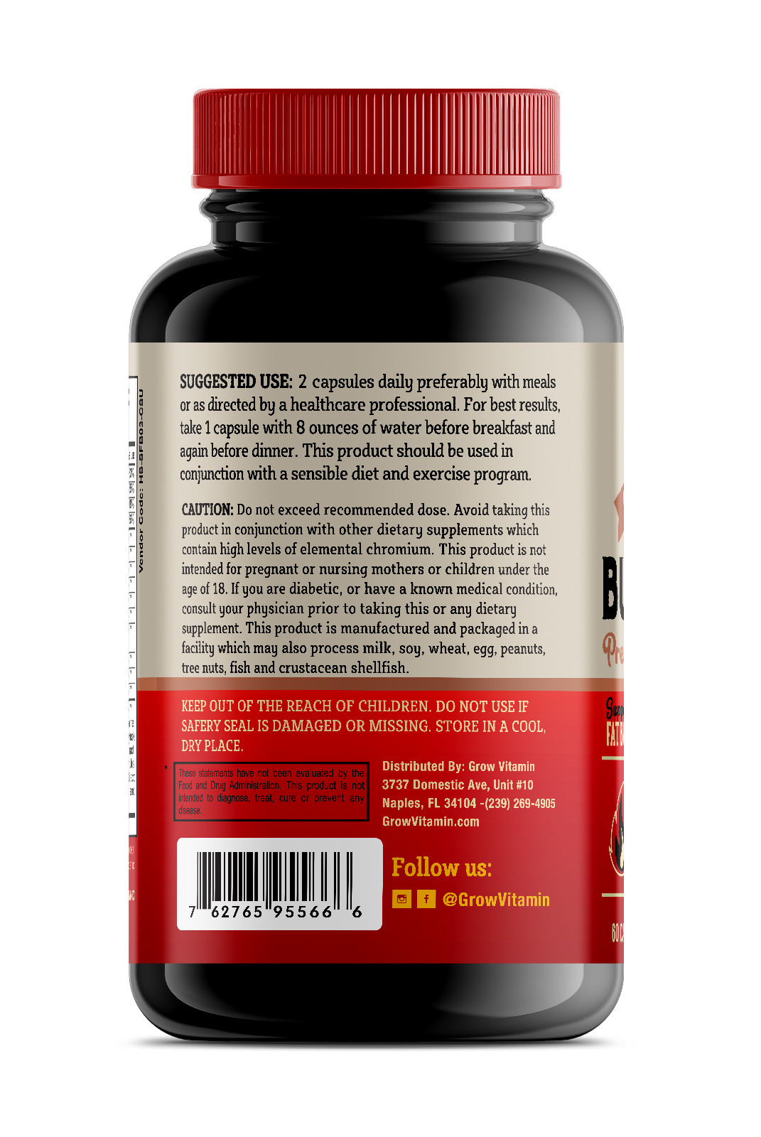 Prime Labs FAT BURNER – All Day Energy Boost – Workout ENHANCER – EXP 08/2025