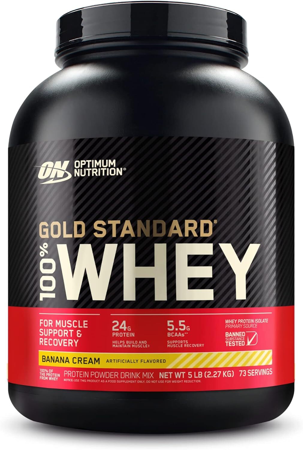 Gold Standard 100% Whey Protein Powder, Double Rich Chocolate, 2 Pounds