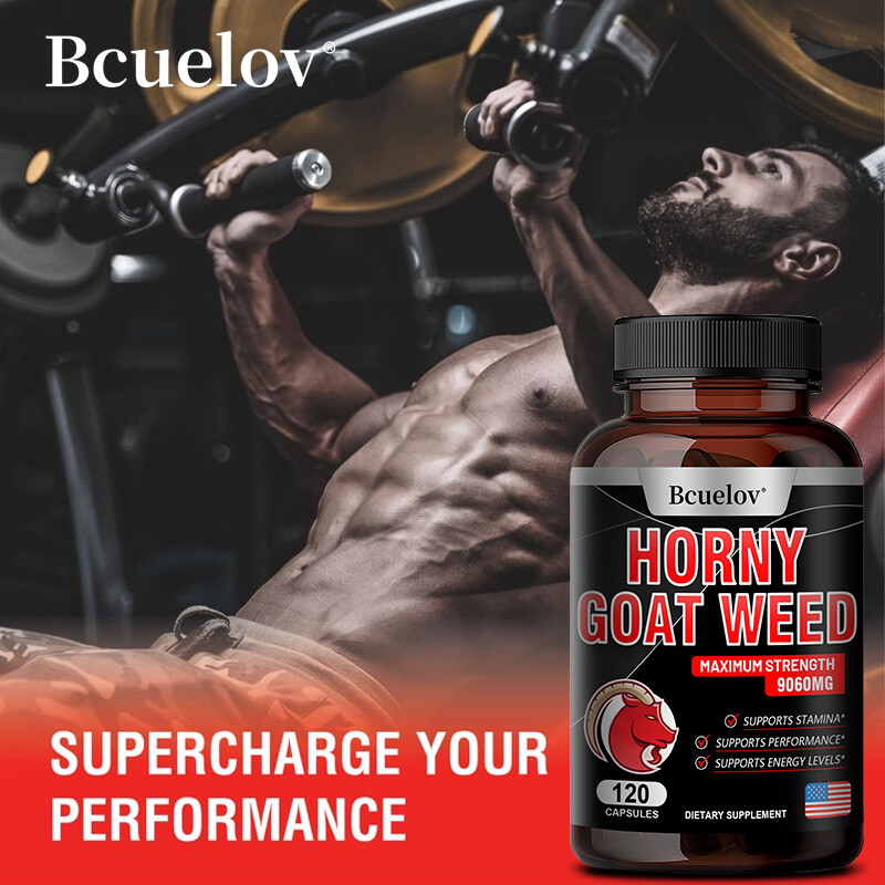Horney Goat Weed-with Maca,Saw Palmetto,Ginseng,L-Arginine for Men&Women