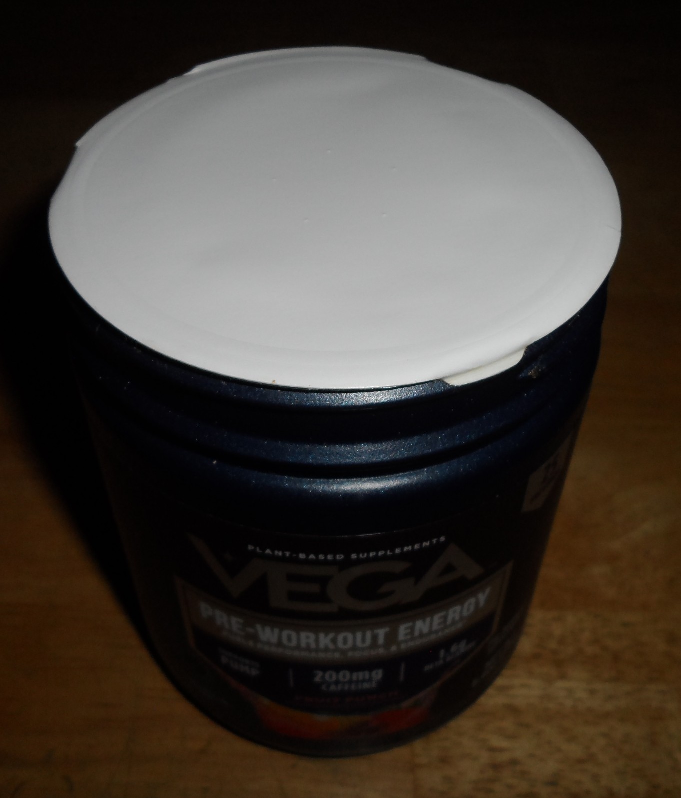 Vega Blue Fruit Punch Pre-Workout Energy Supplement 8.4 Oz. Powder 01/2027 *NEW*