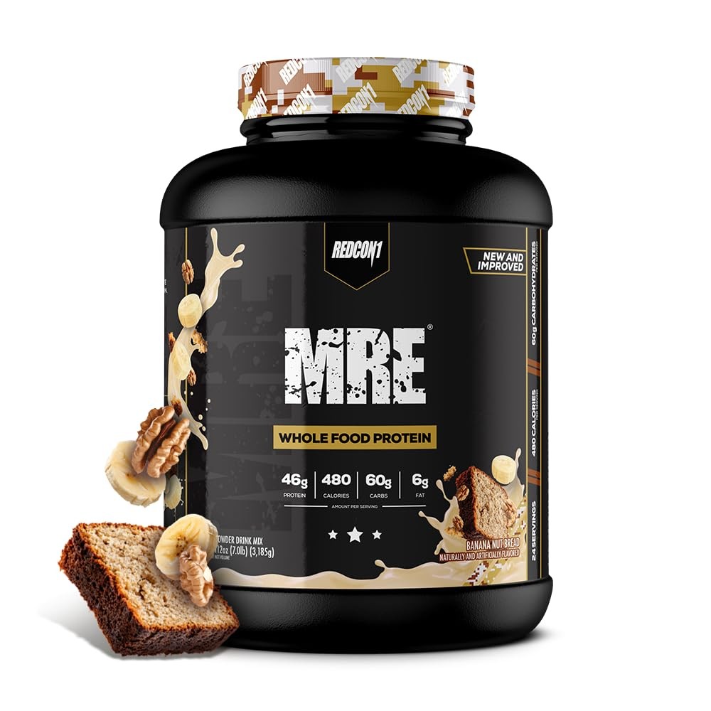Whole Food Meal Replacement Protein Powder Banana Nut Bread Animal & Plant 24