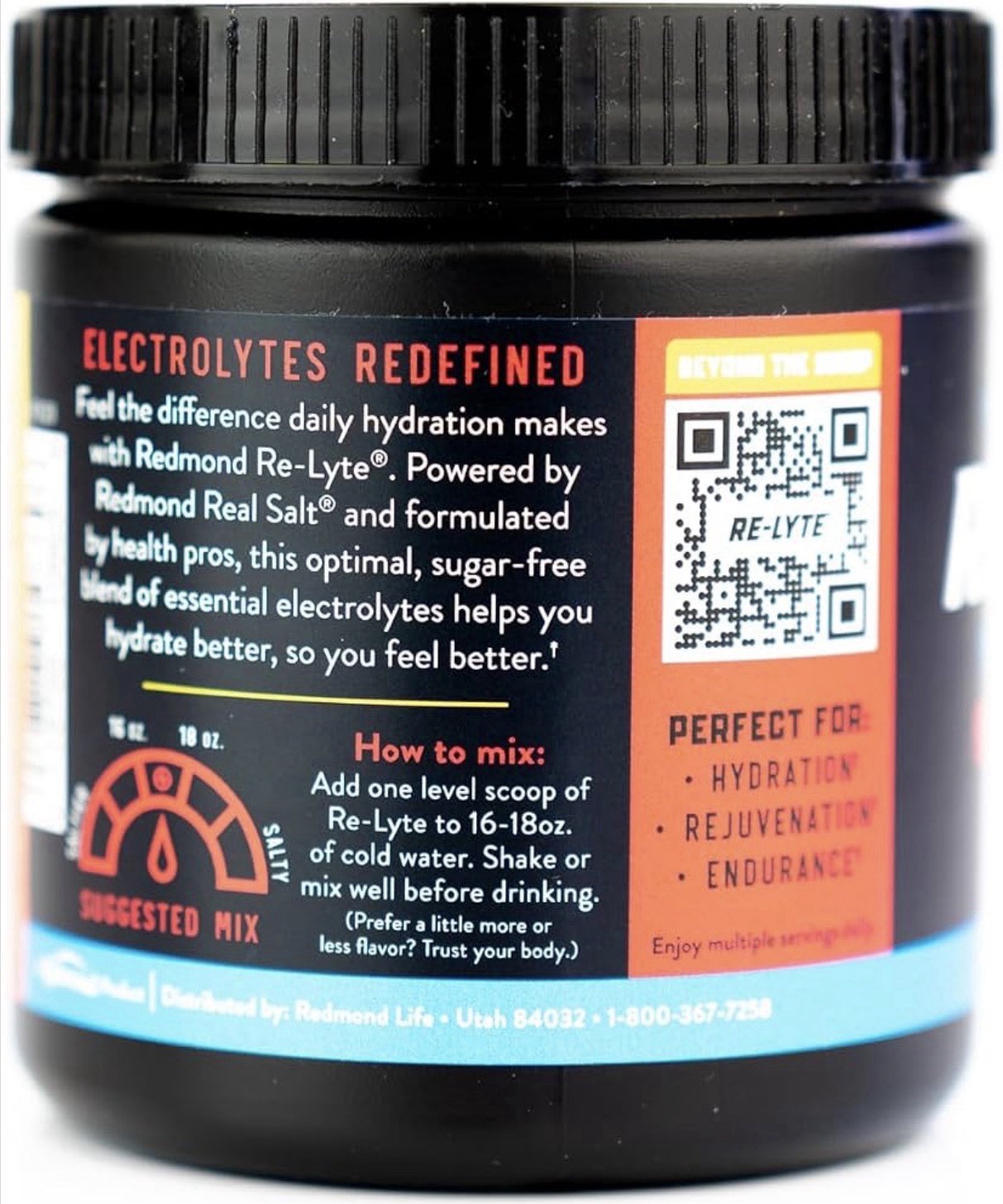 Redmond Re-Lyte Hydration Strawberry Lemonade Electrolyte Mix 30 Servings 10/29