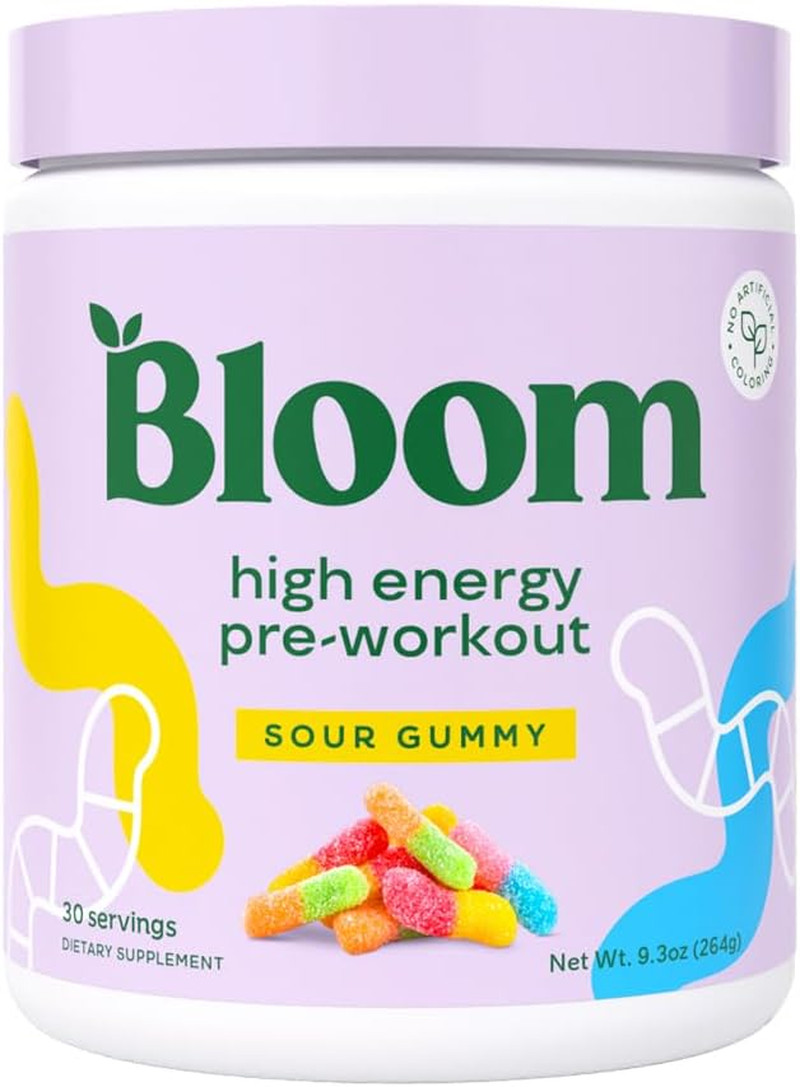 Bloom Nutrition High Energy Pre Workout Powder, Amino Energy with Beta Alanine,