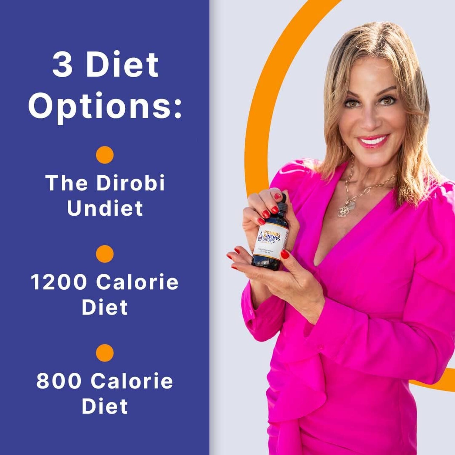 Pounds and Inches Drops for Weight Loss, 2 Oz. Bottle 2 Fl Oz (Pack of 1)