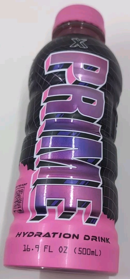 Prime Pink Treasure Hunt Hydration Drink 16.9oz Holographic Edition Bottle