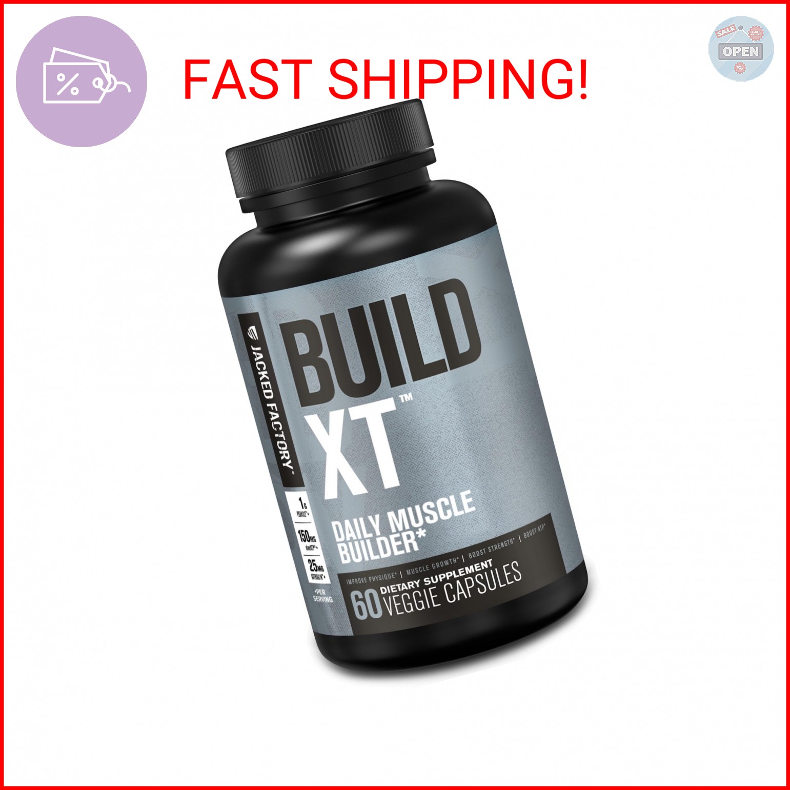 Jacked Factory Build-XT Daily Muscle Builder & Performance Enhancer – Muscle Bui