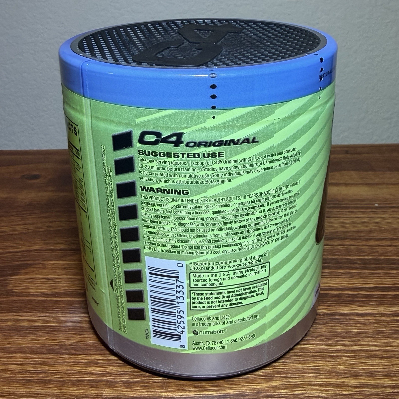 C4® Original, Pre-Workout, Icy Blue Razz, 9.4 oz (267 g) 04/2026 NEW