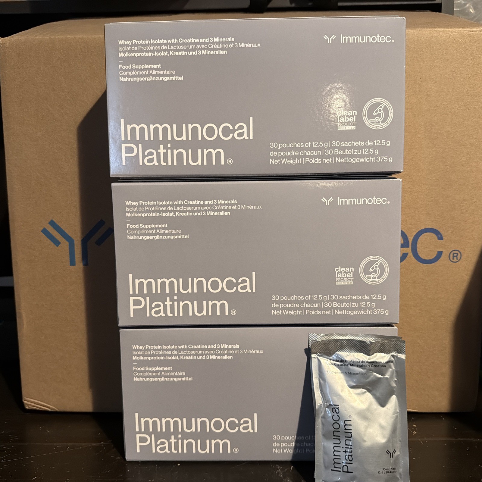 immunotec immunocal platinum 3 Boxes