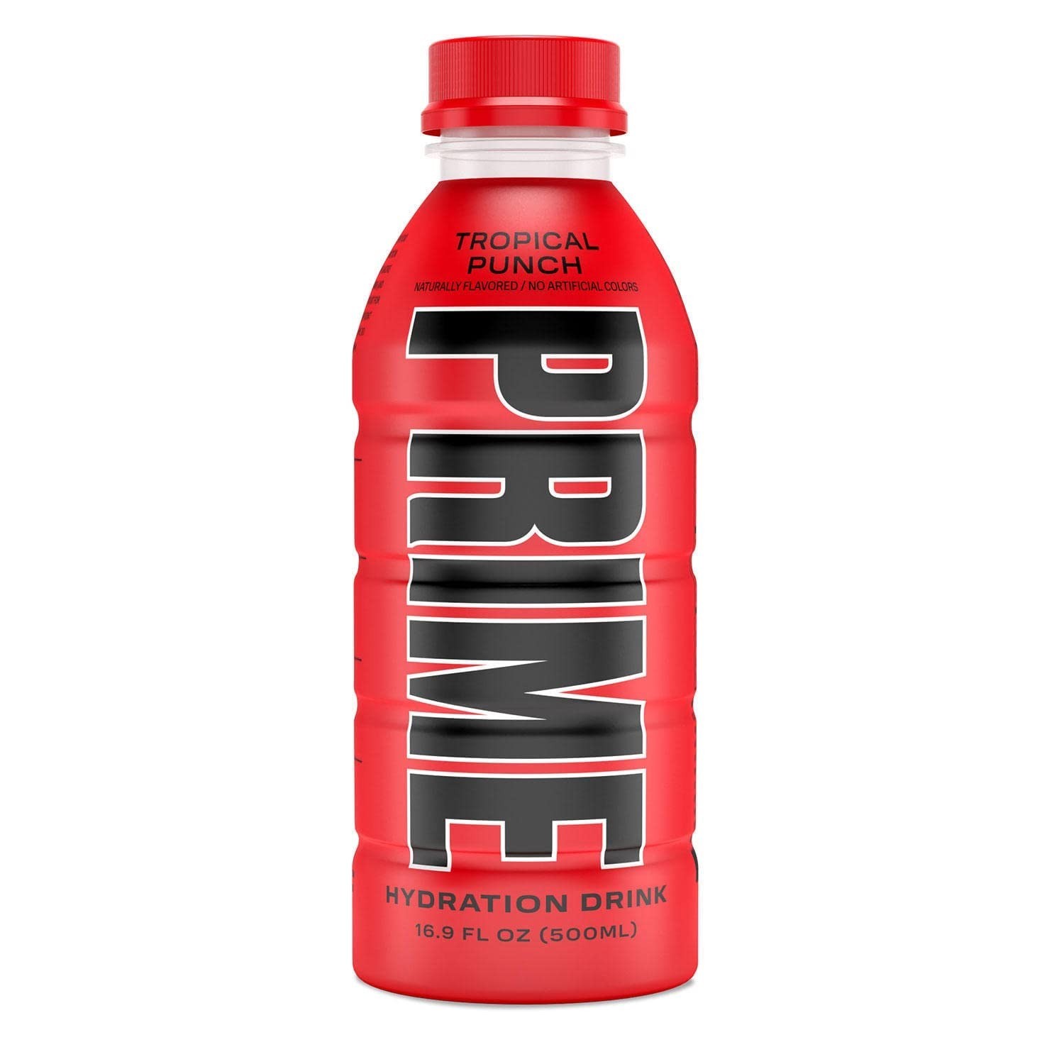 PRIME Hydration – Sports Drink W/ Electrolytes, 16.9oz, Tropical Punch (24 Pack)