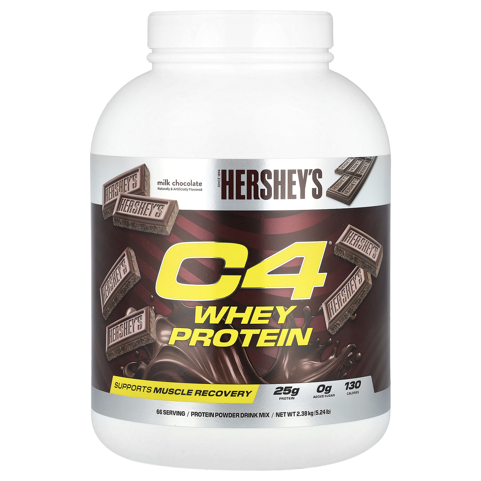 C4® Whey Protein, Hershey’s Milk Chocolate, 5.24 lb (2.38 kg)