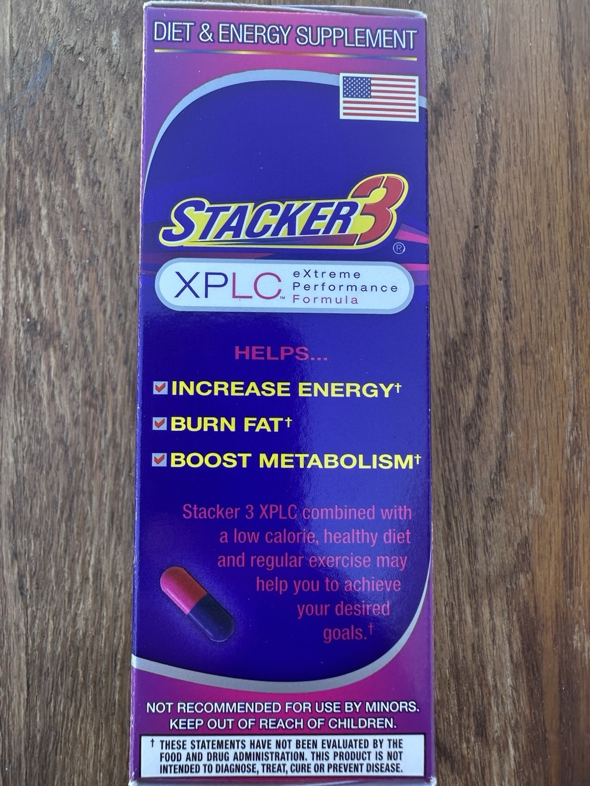 Brand New Stacker 3 XPLC 80 Capsules/Bottle (Lot of 3X Bottles) =240 Capsules