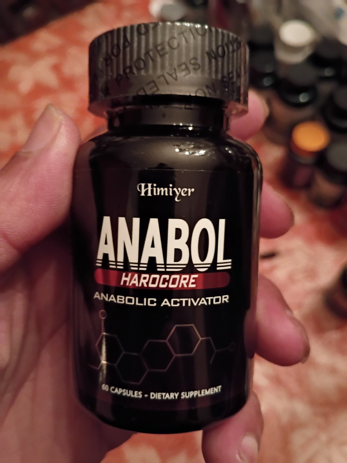 Anabol HardCore Made In USA 1 Bottle 60 Caps Muscle Building + Mental Clarity