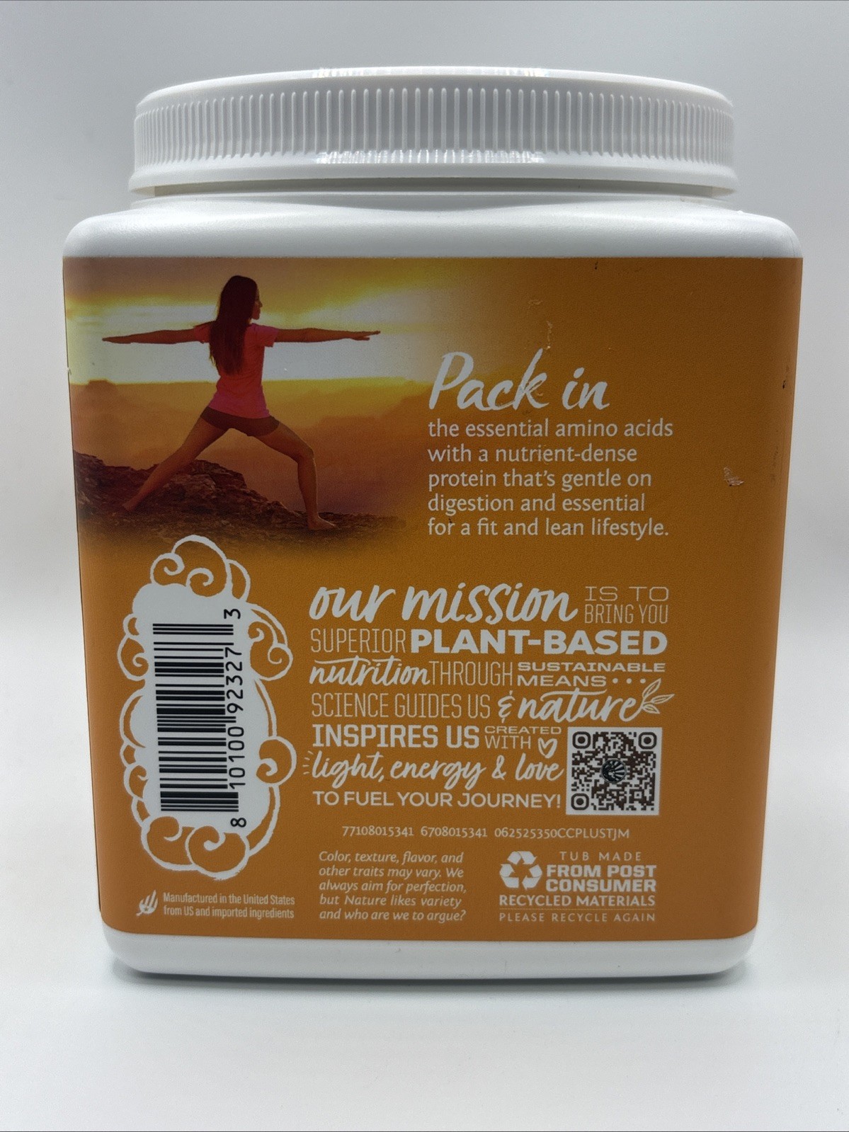 Sun Warrior Protein Classic Plus, Chocolate 13.2 Oz – Keto Friendly 07/27
