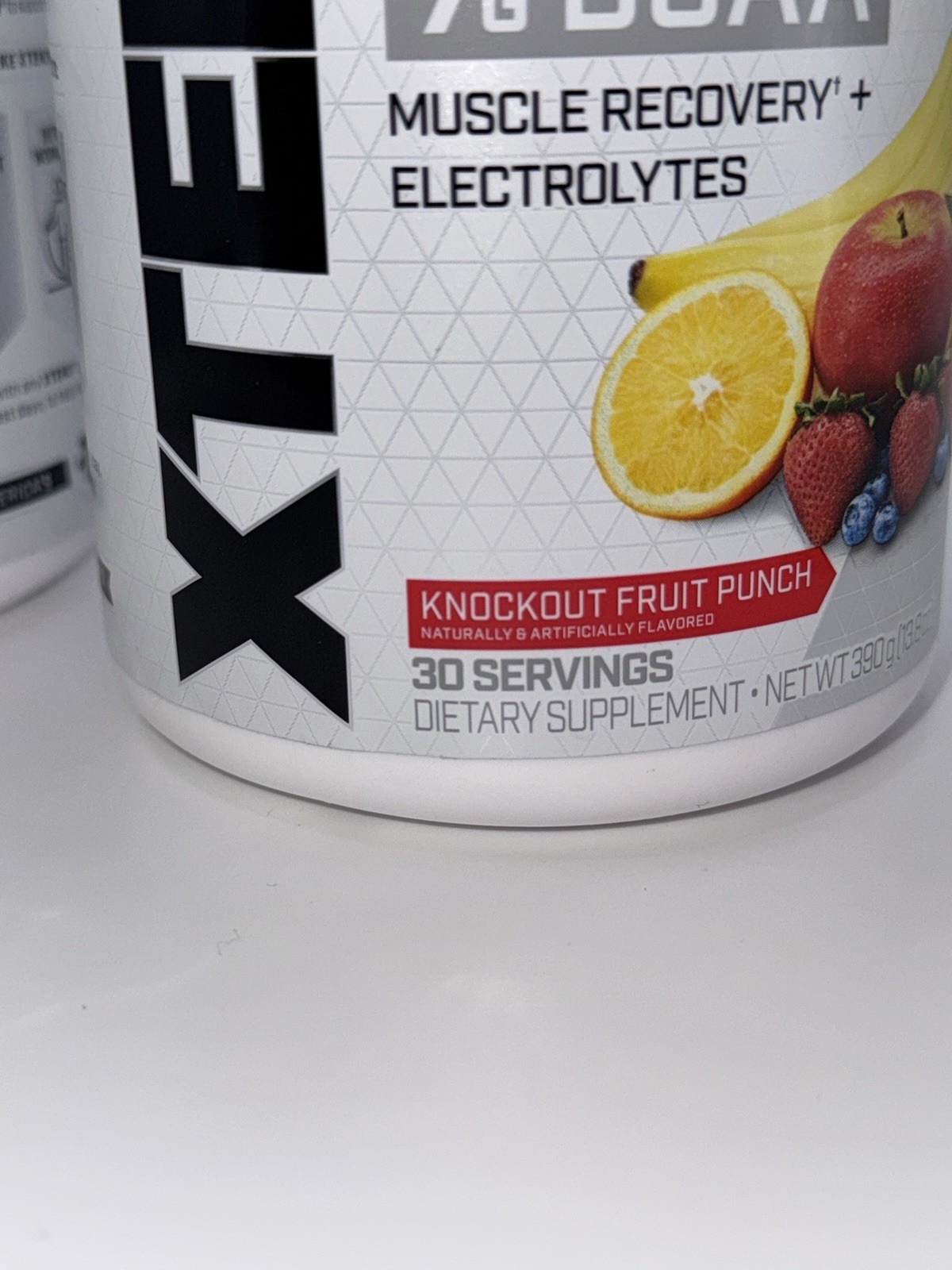 2 XTEND Original BCAA Powder Knockout Fruit Punch 30 servings Exp 07/27