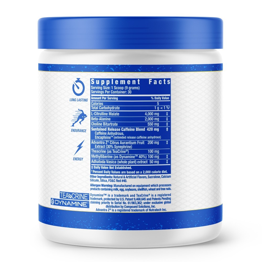 Ronnie Coleman, Yeah Buddy, Pre-Workout Powder, Green Apple, 270g (10/2027)