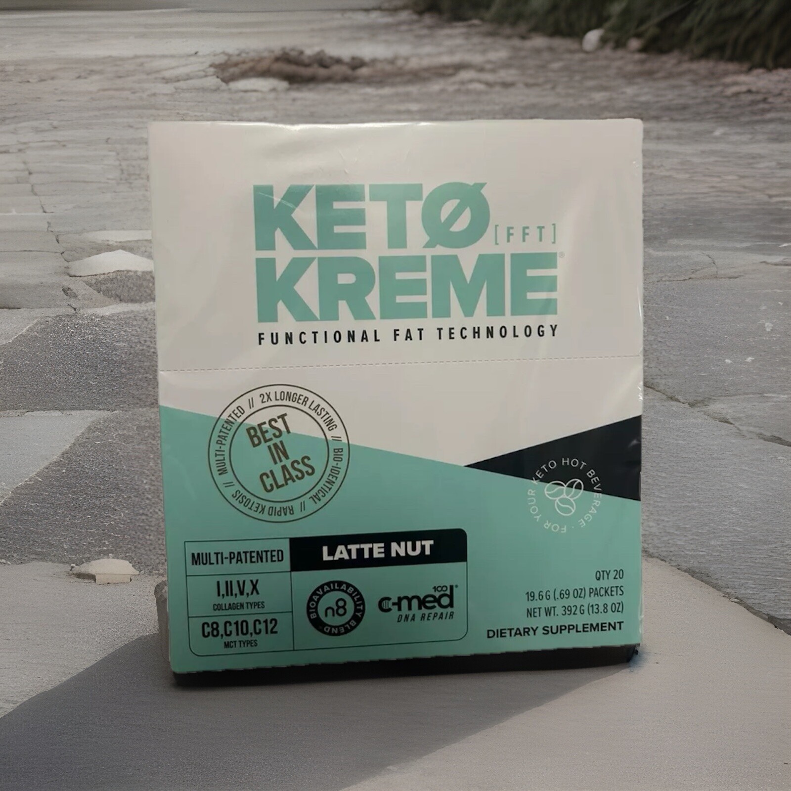 🔥 Pruvit Keto Kreme 20 Packets Flavor LATTE NUT Supplement Exp 03/ 2026