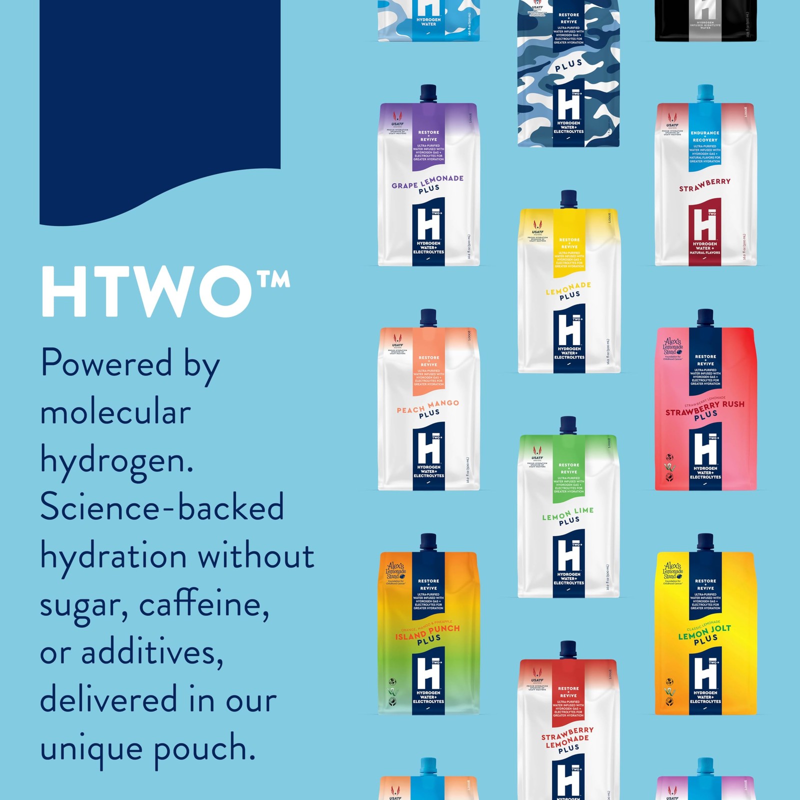 HTWO Premium Molecular Hydrogen Water, Strawberry Flavored, Sugar Free,16.9oz…