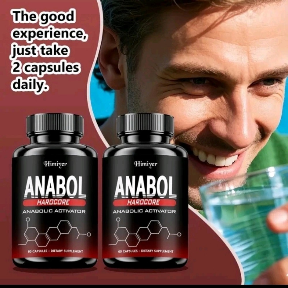 Anabol Hardcore Muscle Builder Legal Natural Steroid 1 Bottle Vigor Mental Focu
