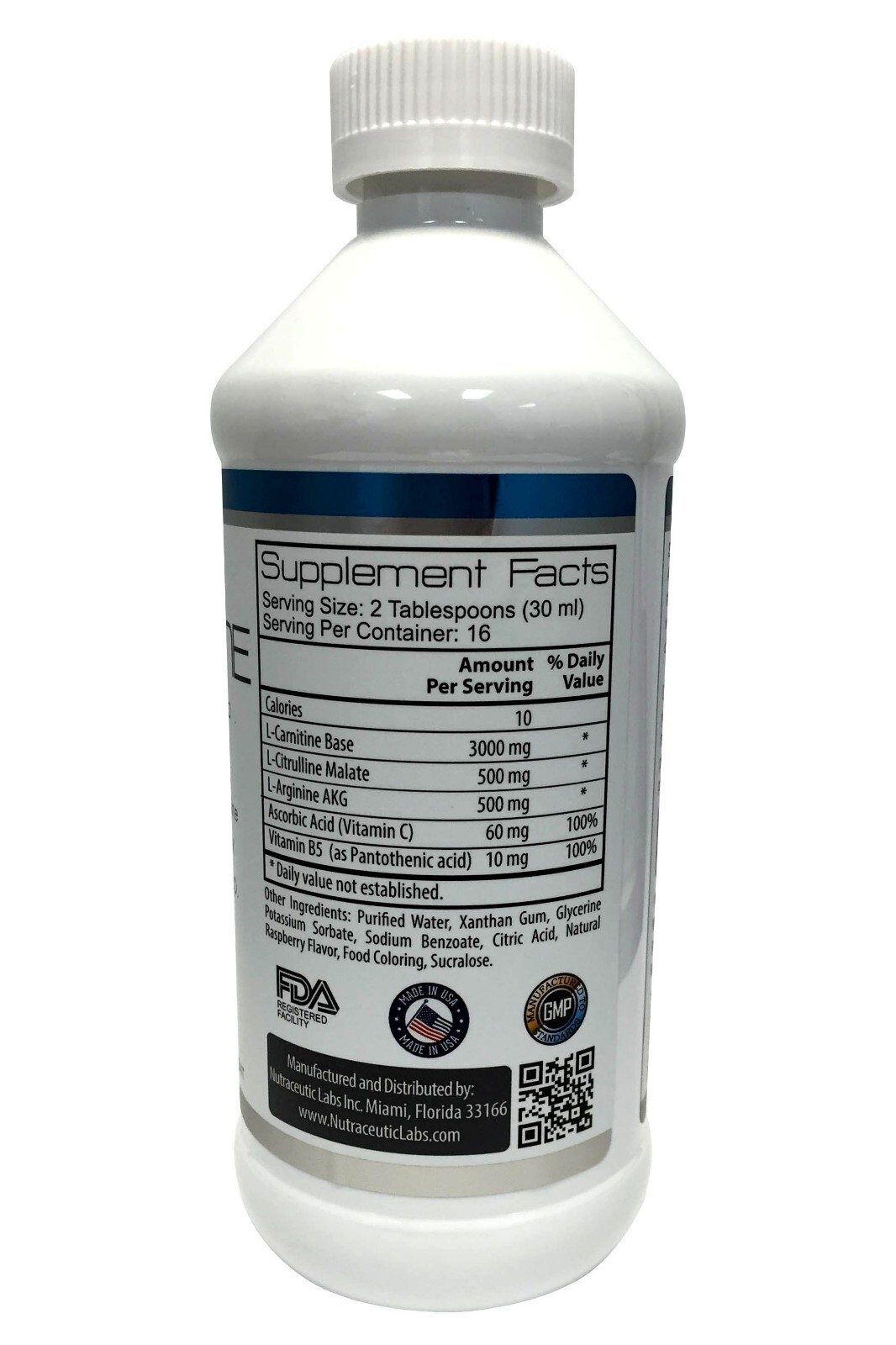 LIQUID L-CARNITINE 3000mg + L-Arginine Citrulline, Muscle,Strength, Fat Burner