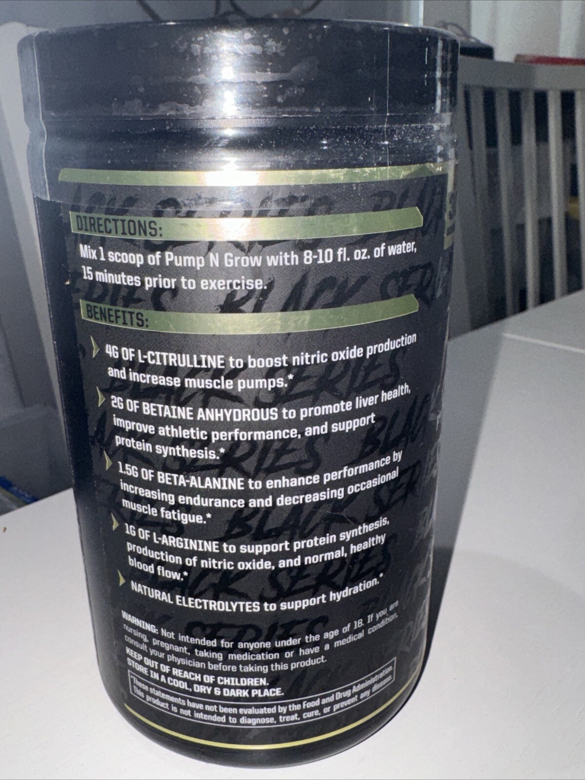 Anabolic Warfare Pump-N-Grow Muscle Pump +ensurance Activador (au Naturel 351g)