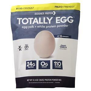 Designer Protein Totally Egg – Egg Yolk + White Protein Powder Classic Vanilla