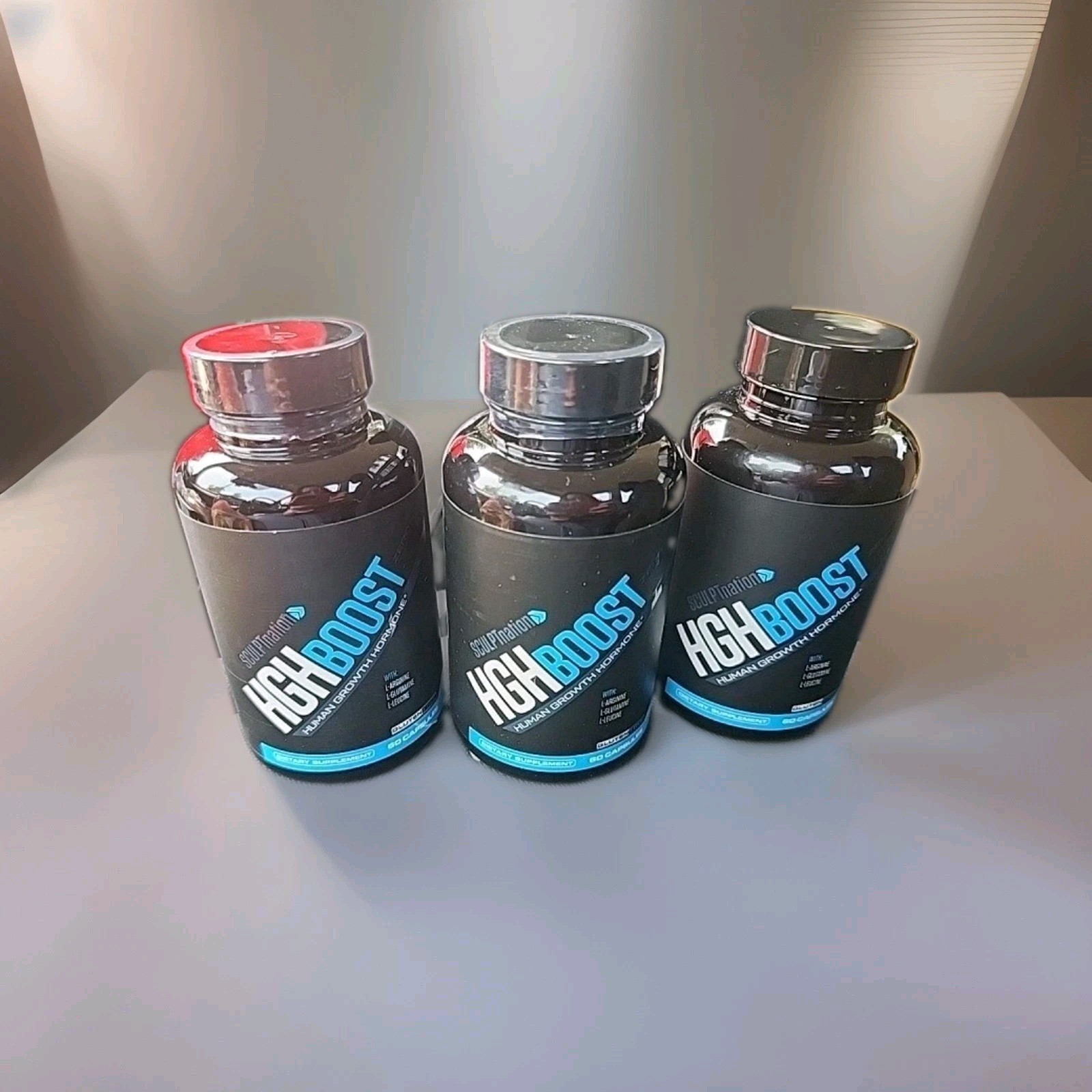 (Pack of 3) – HGH BOOST Human Growth Hormone Muscle build Lean Fat Burn Sex/