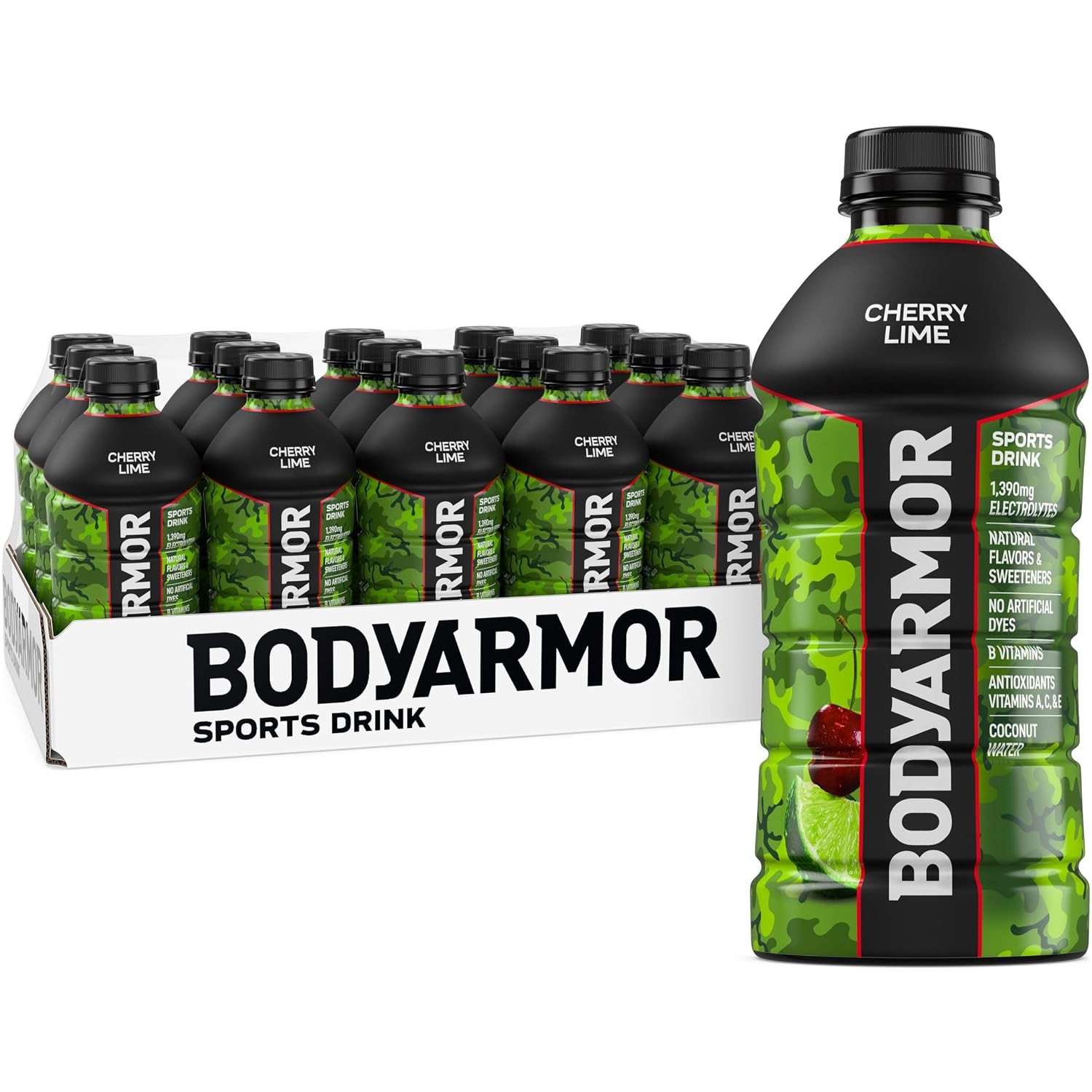 Cherry Lime Electrolyte Sports Drink 28oz Bottles