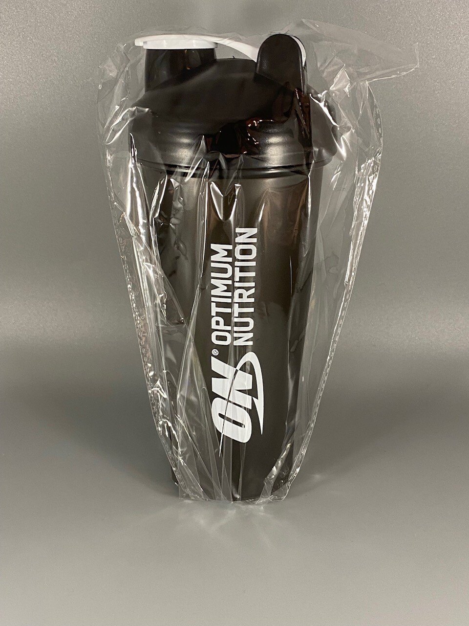Red / Black Mixer Bottle 28 Oz. Protein Shaker Flip Lid Mixing Ball