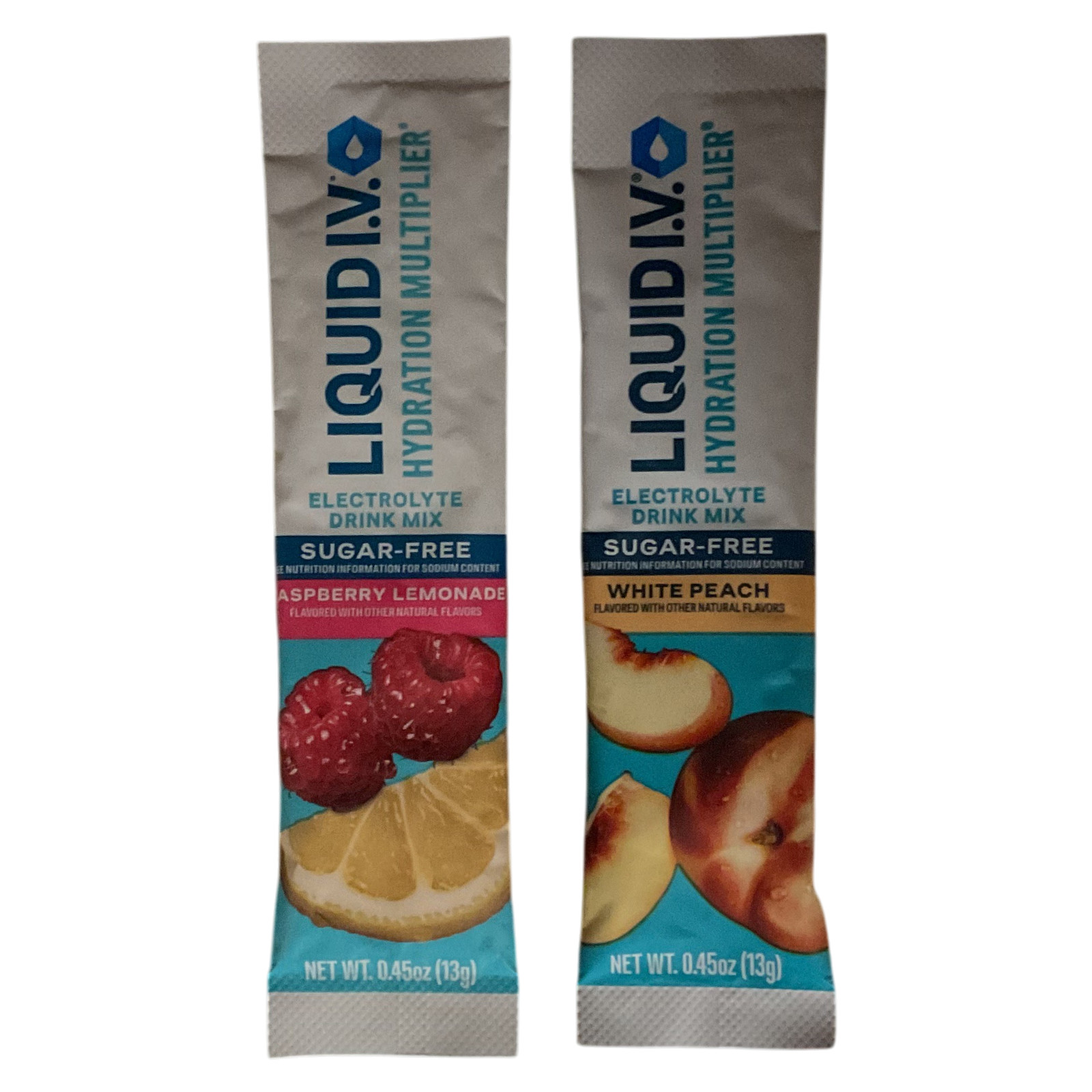 Liquid I.V. Hydration White Peach and Raspberry Lemonade 28 sticks EXP 03/06/28