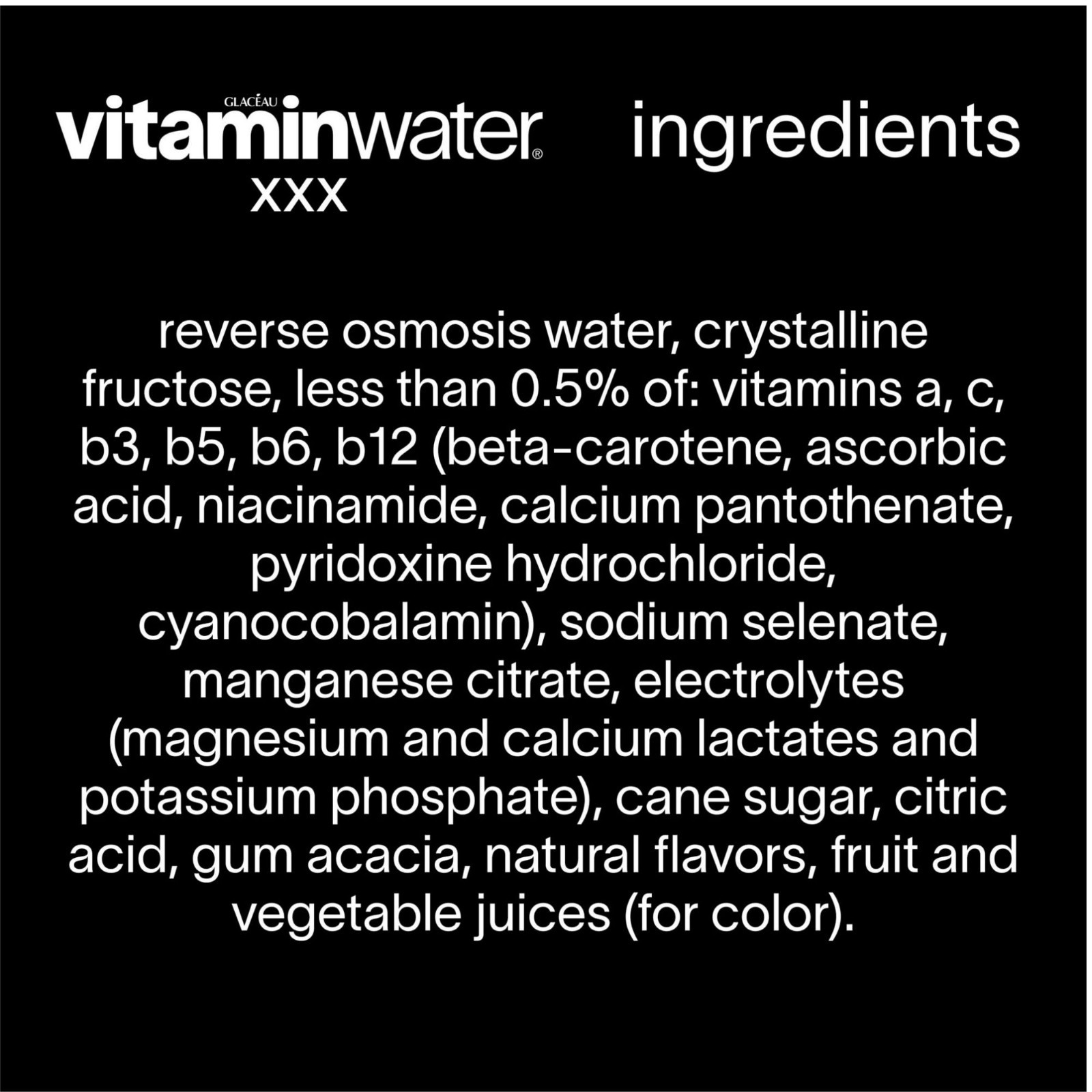 Vitaminwater 6‑Flavor Variety or Sampler Pack – 20oz Bottles –