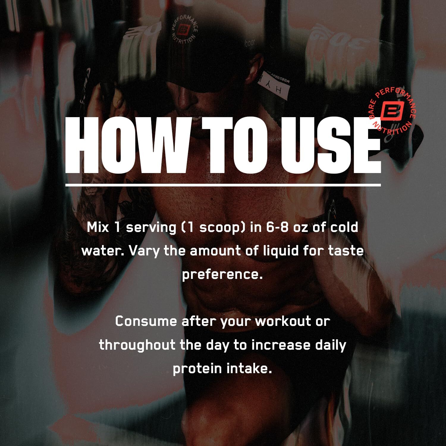 BARE PERFORMANCE NUTRITION BPN Whey Protein + Casein Protein Powder Blend Van…
