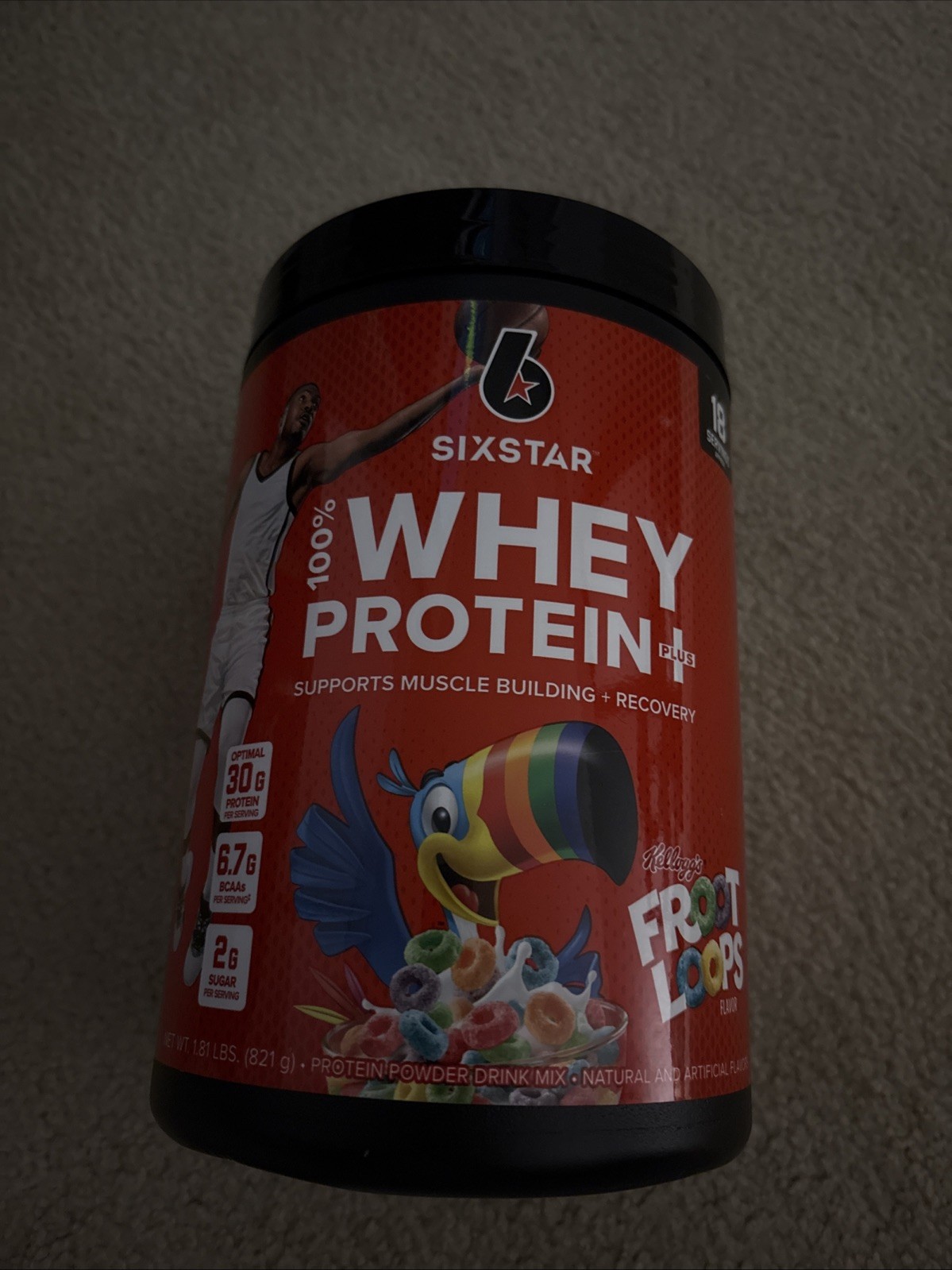 Six Star Whey Protein Plus Powder Fruit Loops 1.8 Lb EXP 2027+ NEW