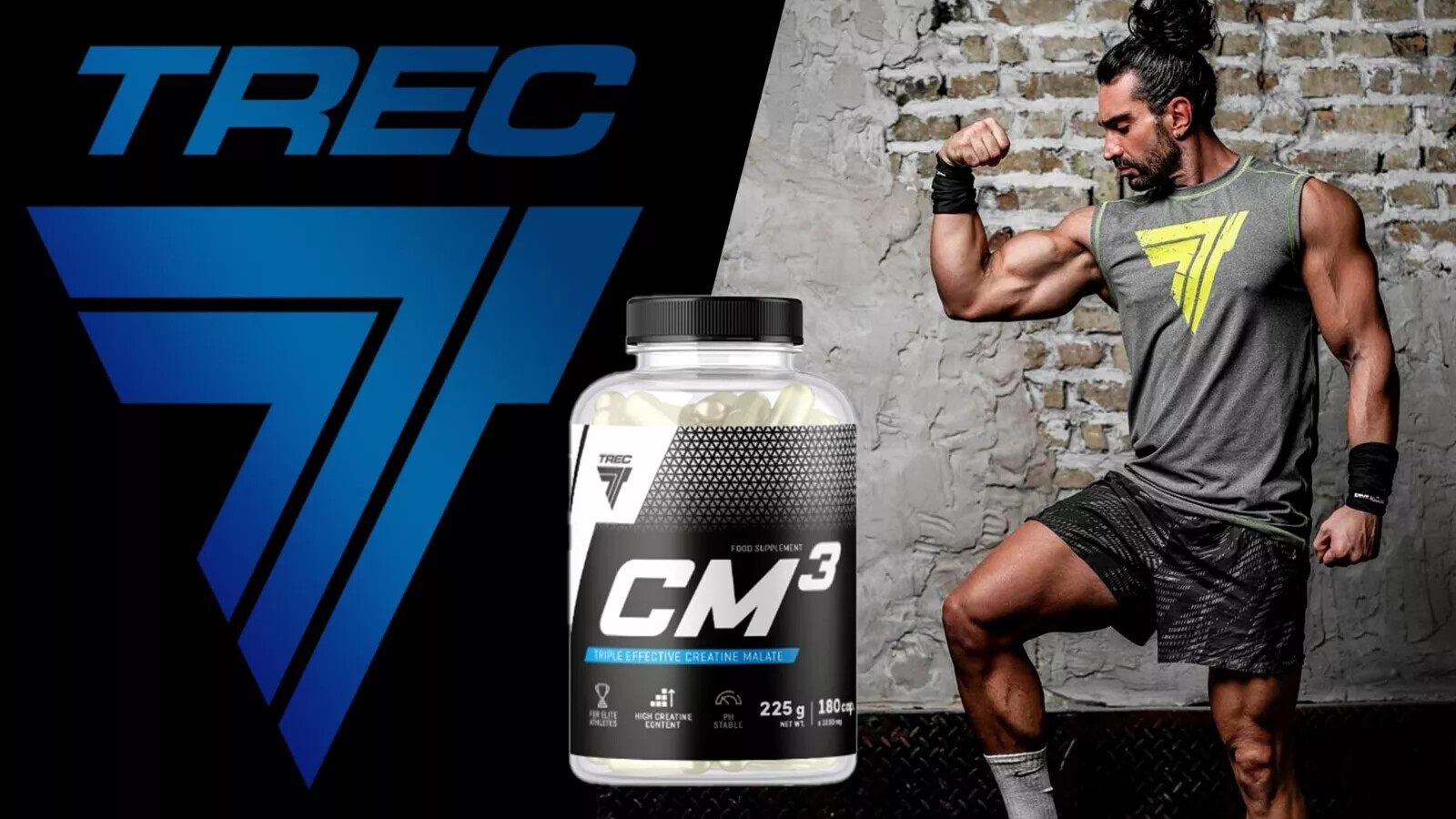 Trec Nutrition CM3 1250 – Tripple Effective Creatine Malate – Muscle Size Growth