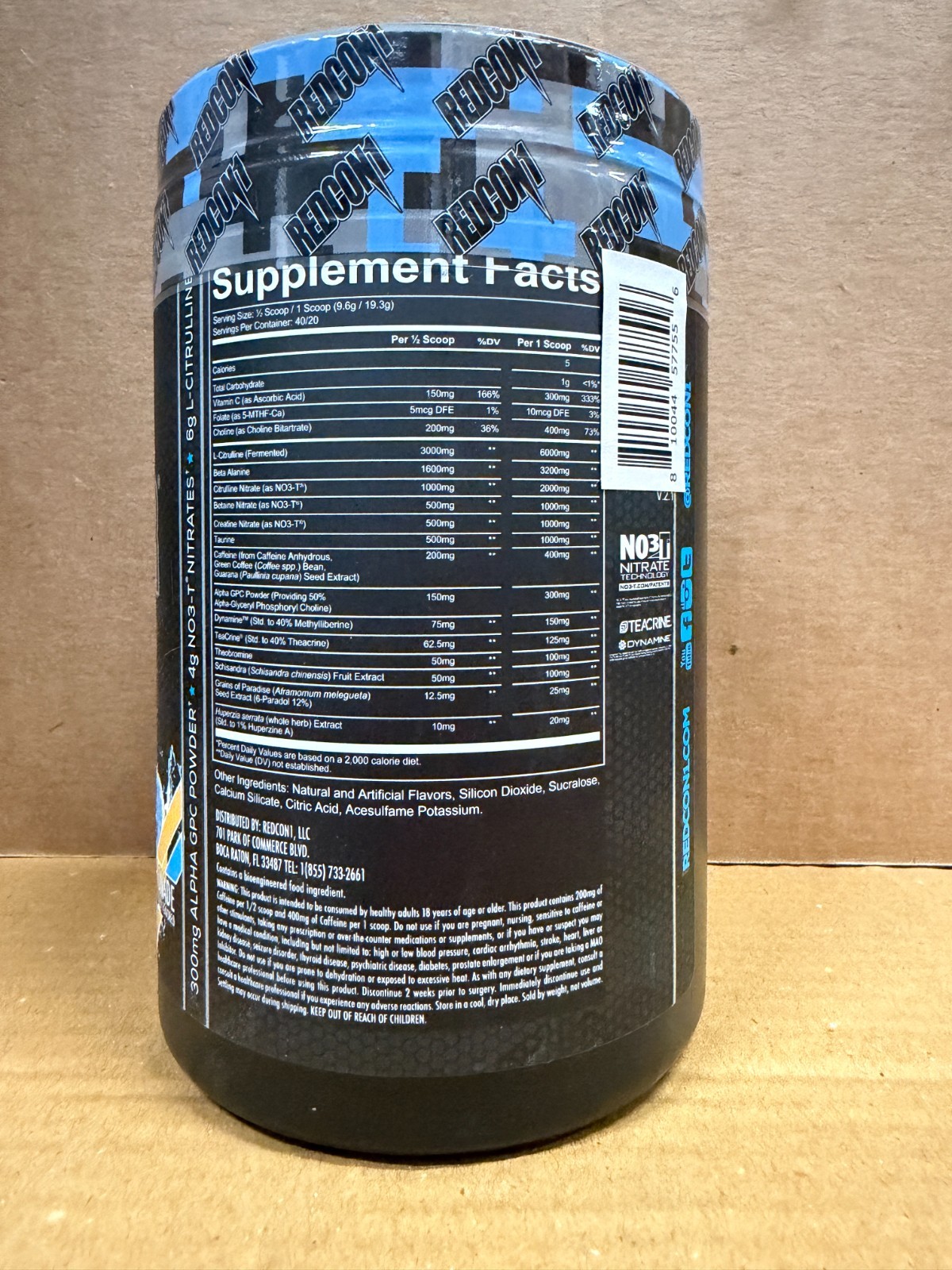 Redcon1 Total War Black Ops Extreme Pre-Workout 30 Servings Choose Flavor