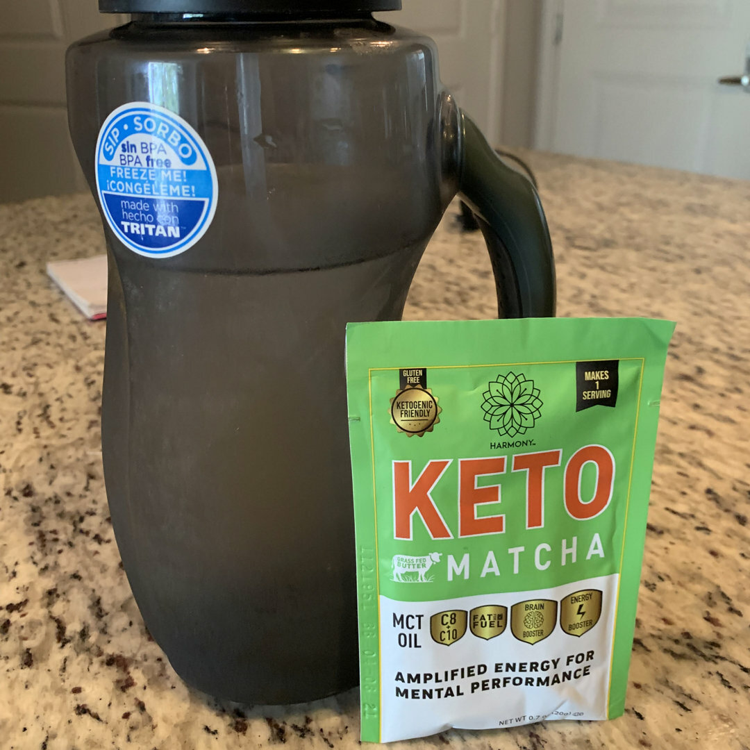 Harmony™Keto Matcha Single Serve To Go Packets 0.7Oz Gluten Free MCT Oil(3 Pack)