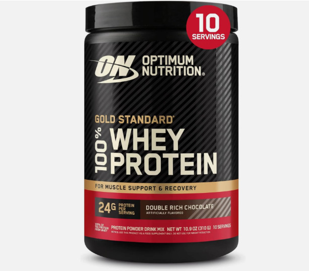 Optimum Nutrition, Gold Standard 100% Whey Protein Powder, Double Rich Chocolate