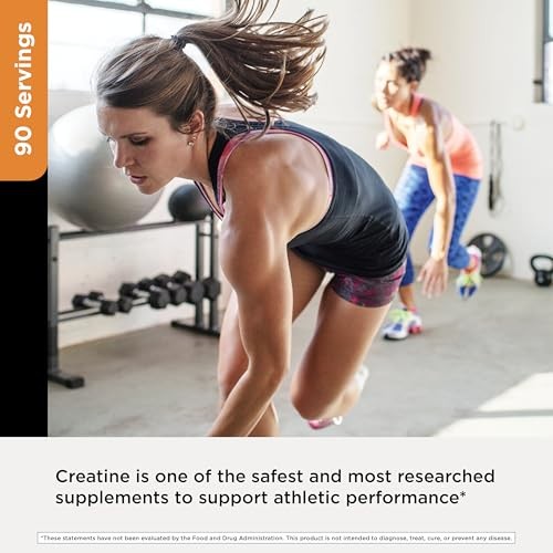 Creatine Monohydrate Powder 90 Servings 5g Unflavored Muscle