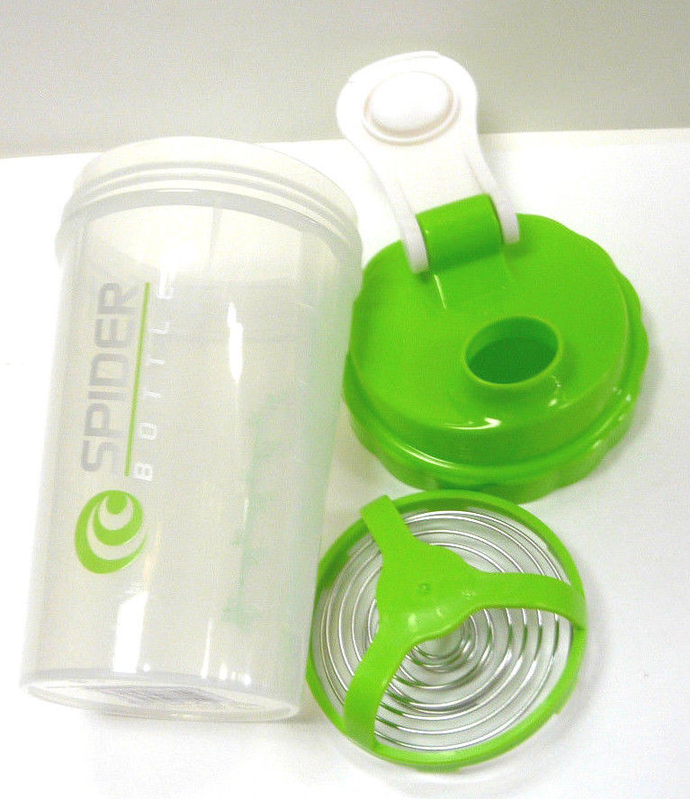 Spider bottle,protein shaker cup 3 in 1 (3 Layers) Sports water bottle 16 fl oz