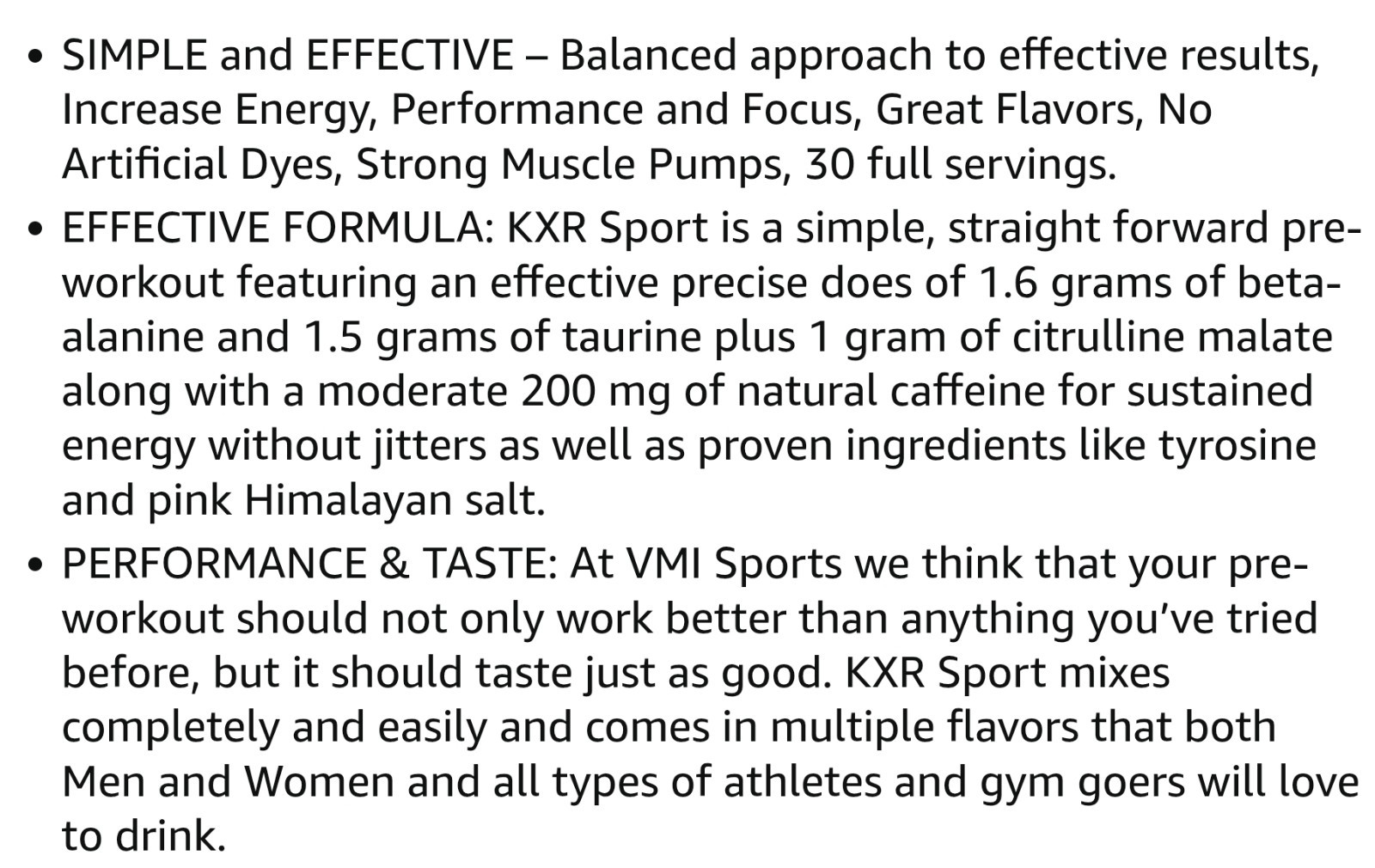 VMI Sports KXR SPORT Preworkout 8oz Size (30 Serv) Peach 🍑 Rings BEST BY 11/26