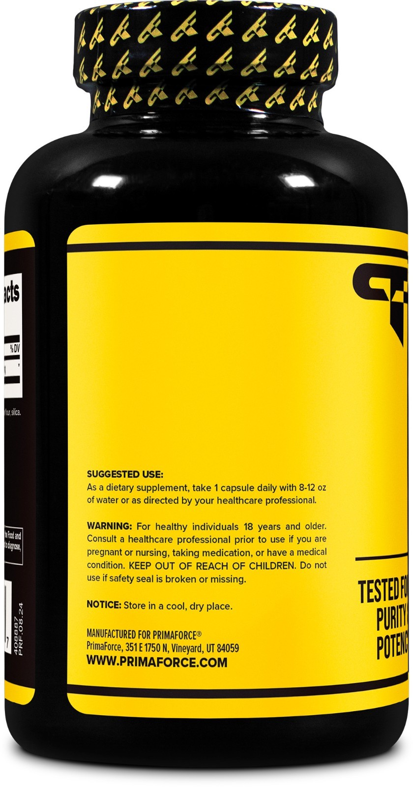 Primaforce L-Tyrosine Capsules 180 Capsules, 500 mg Per Serving